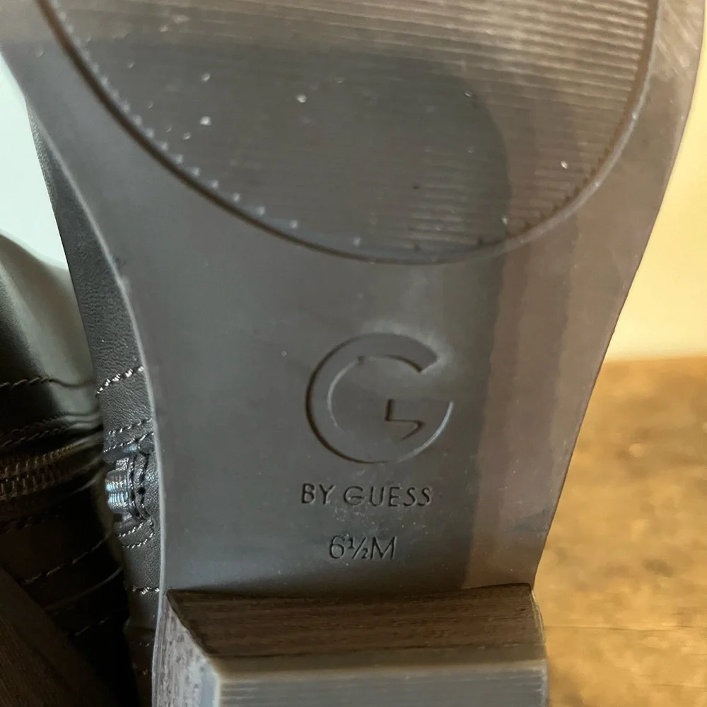 G by Guess Chocolate Ankle Booties